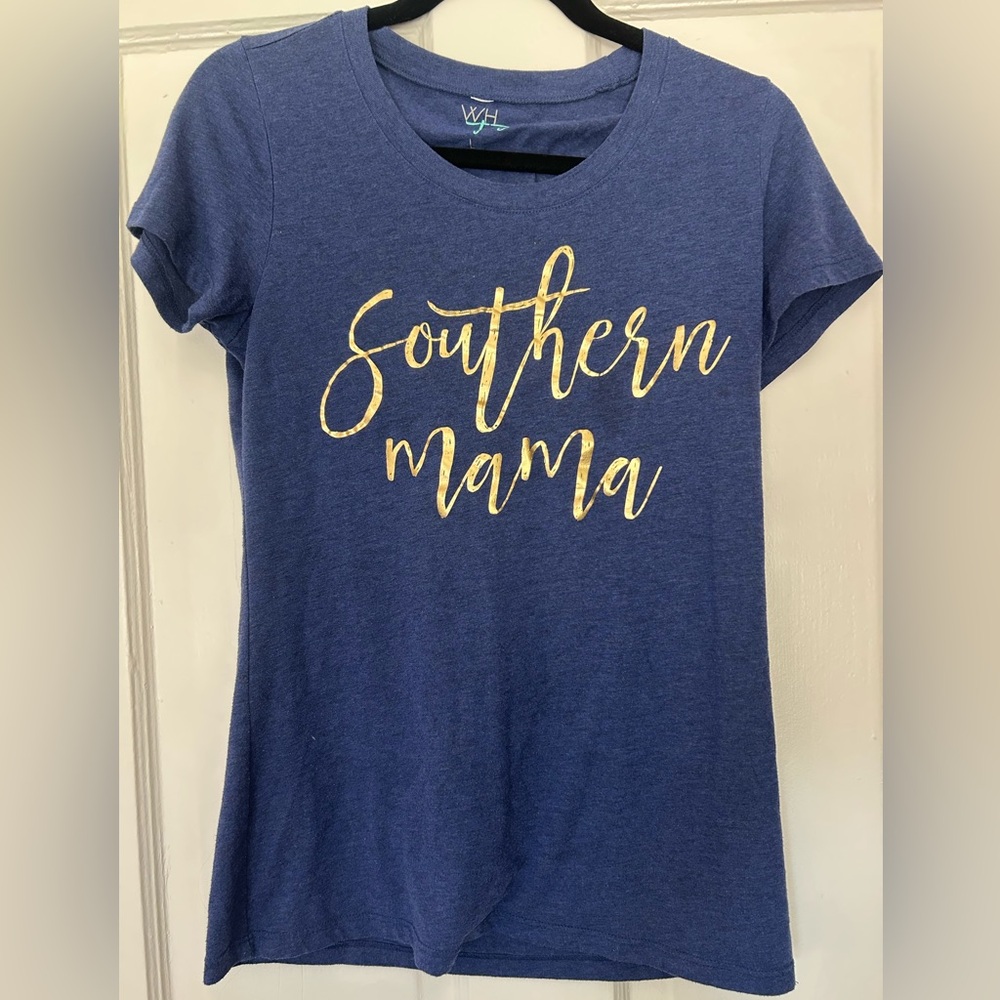 Southern Mama Navy Blue T-Shirt size Large